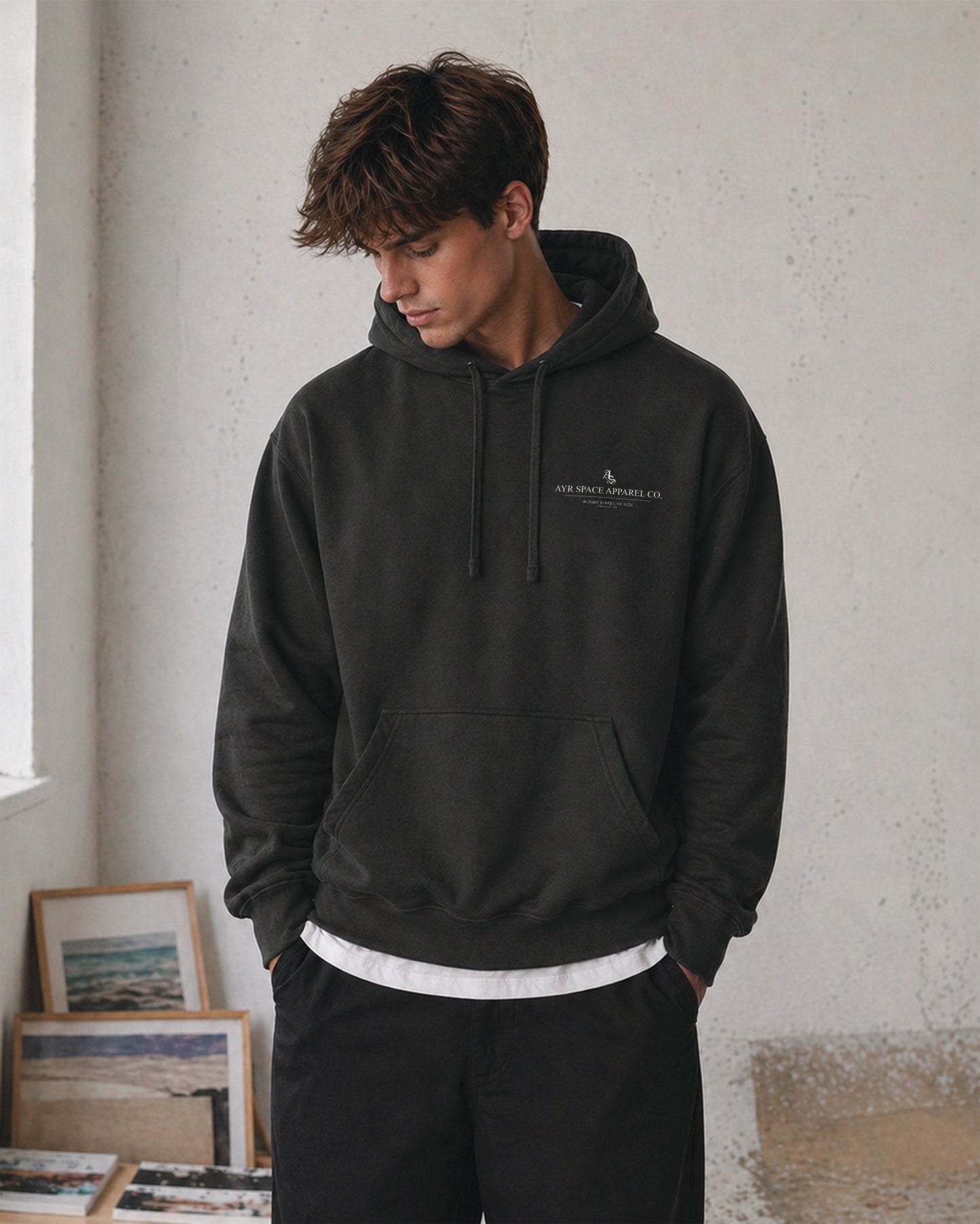 40 Fore Street Hoodie - Vintage Black
