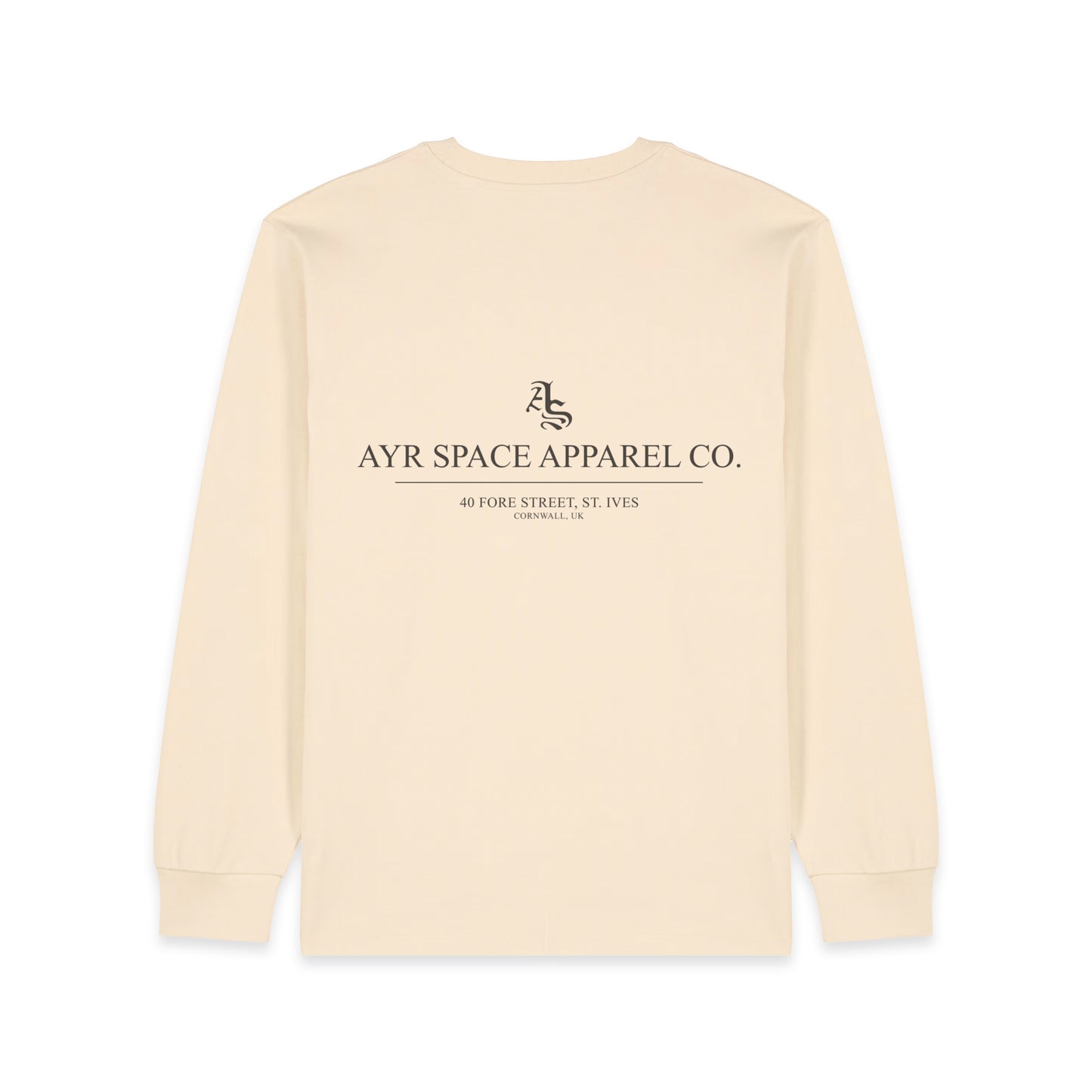 40 Fore Street Long Sleeve – Natural Raw