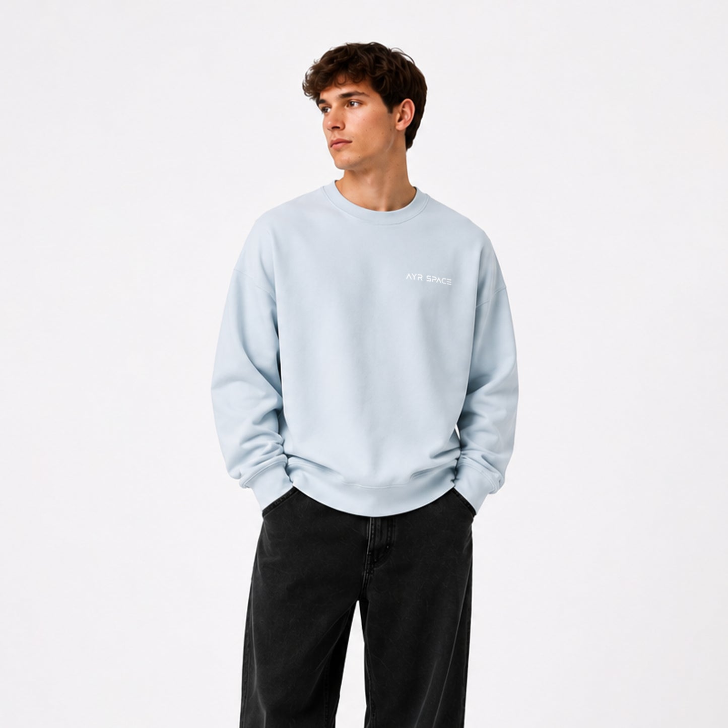 Logo Sweatshirt – Ice Blue