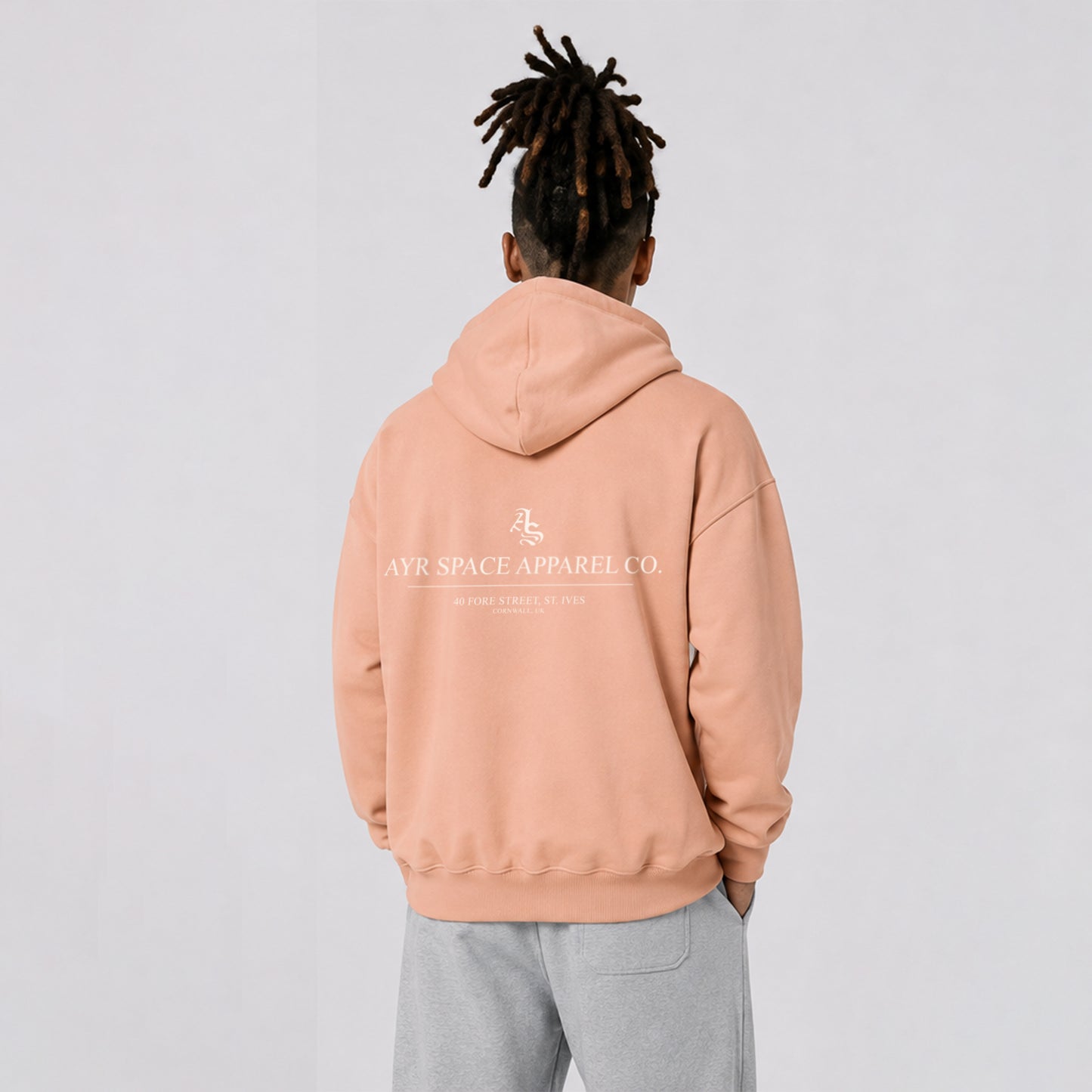 40 Fore Street Hoodie – Peach