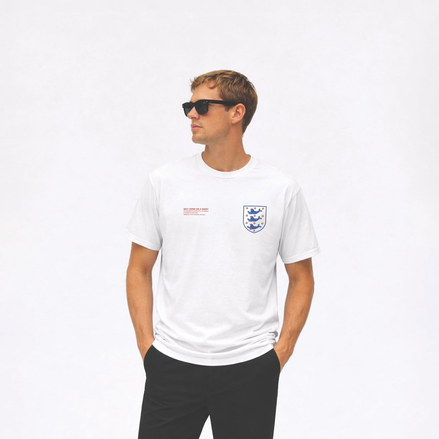 SEA LIONS SHORT SLEEVE - HOME WHITE AYR SPACE