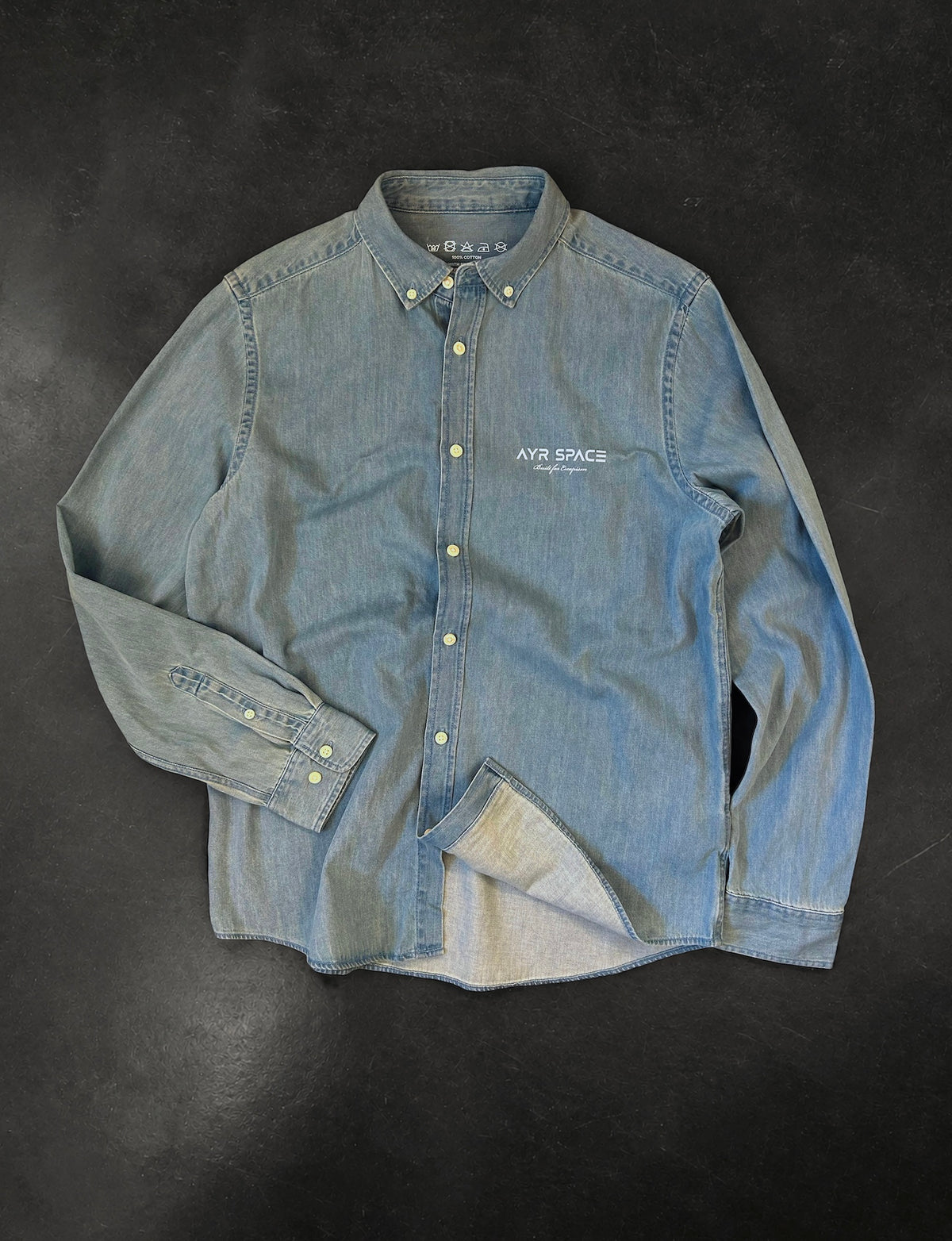 Built For Escapism Shirt - Washed Denim