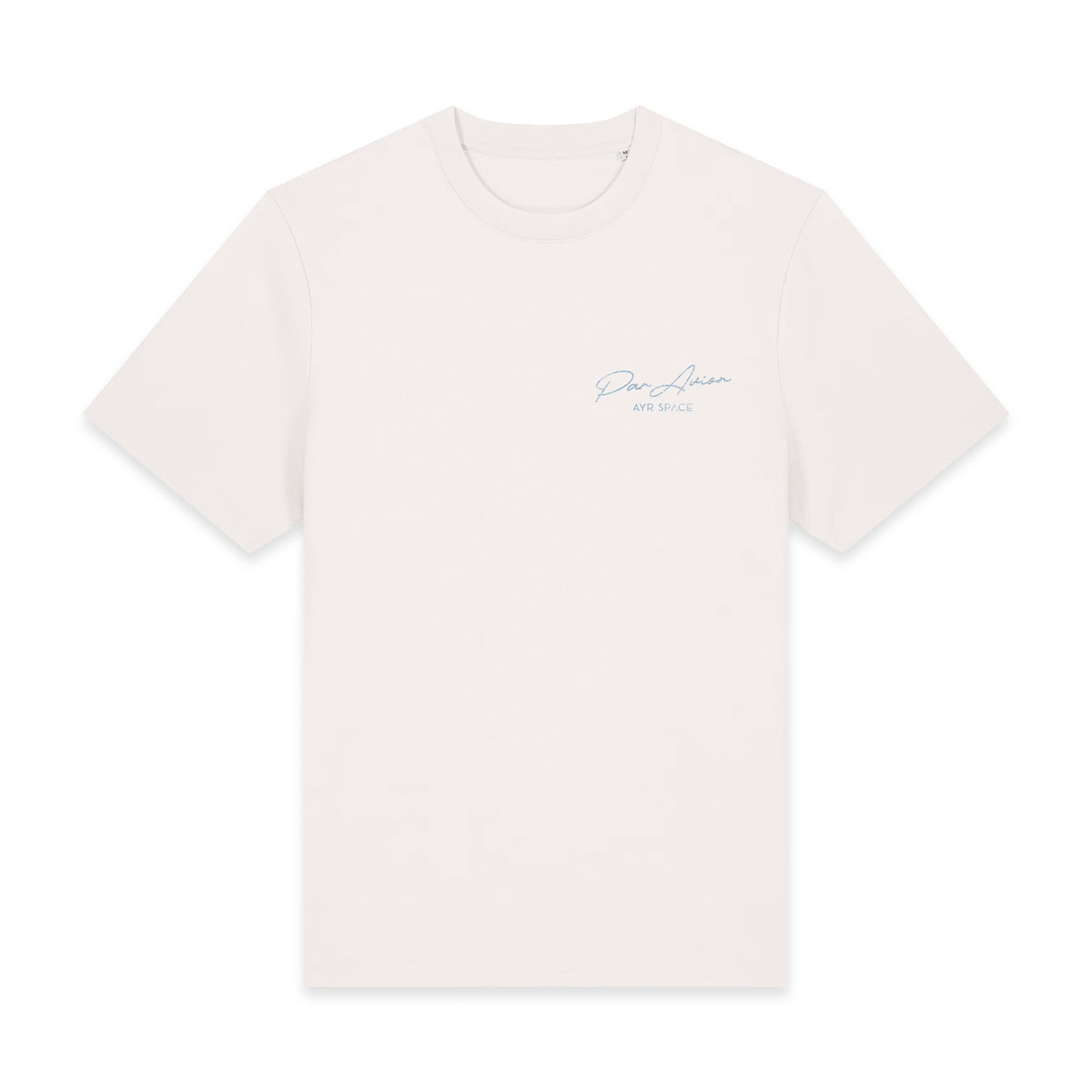 Par Avion T-Shirt in off white, front view