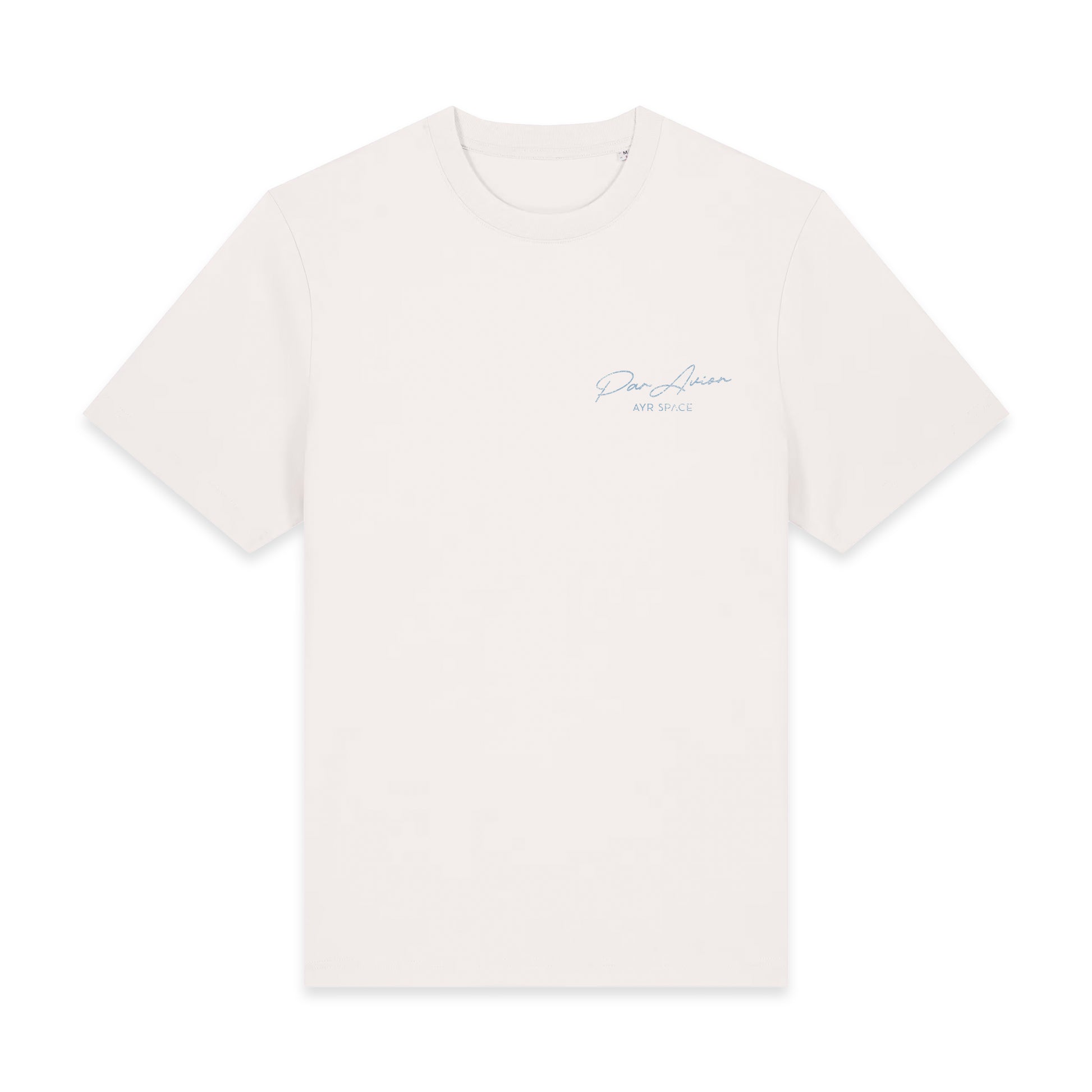 Par Avion T-Shirt in off white, front view