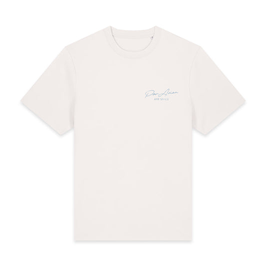 Par Avion T-Shirt in off white, front view
