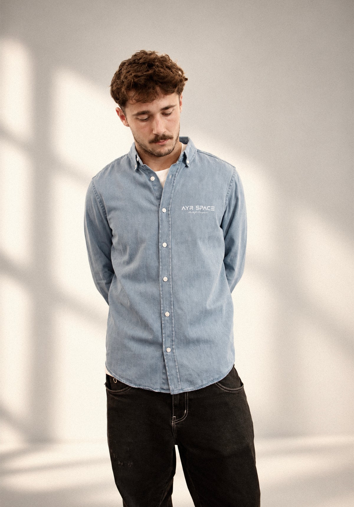 Built For Escapism Shirt - Washed Denim