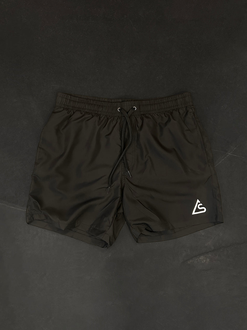 Logo Swim Shorts – Jet Black