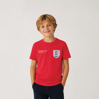SEA LIONS ON A SHIRT - Away Red T Shirt (Kids)