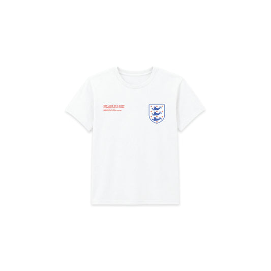 SEA LIONS ON A SHIRT - Home White T Shirt (Kids)