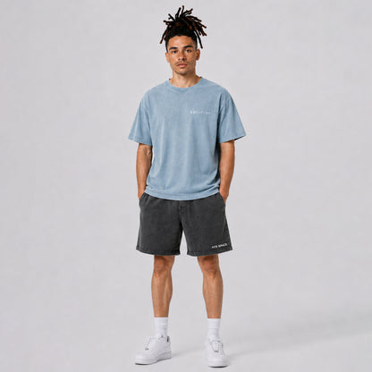 Ayr Space Jogger Shorts - Weathered Slate