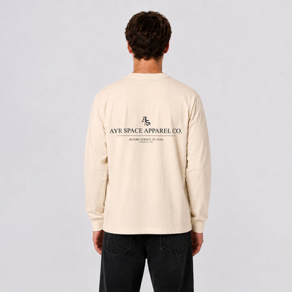 40 Fore Street Long Sleeve – Natural Raw