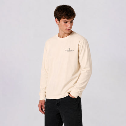 40 Fore Street Long Sleeve – Natural Raw