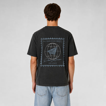 Par Avion T-Shirt – Vintage Black
