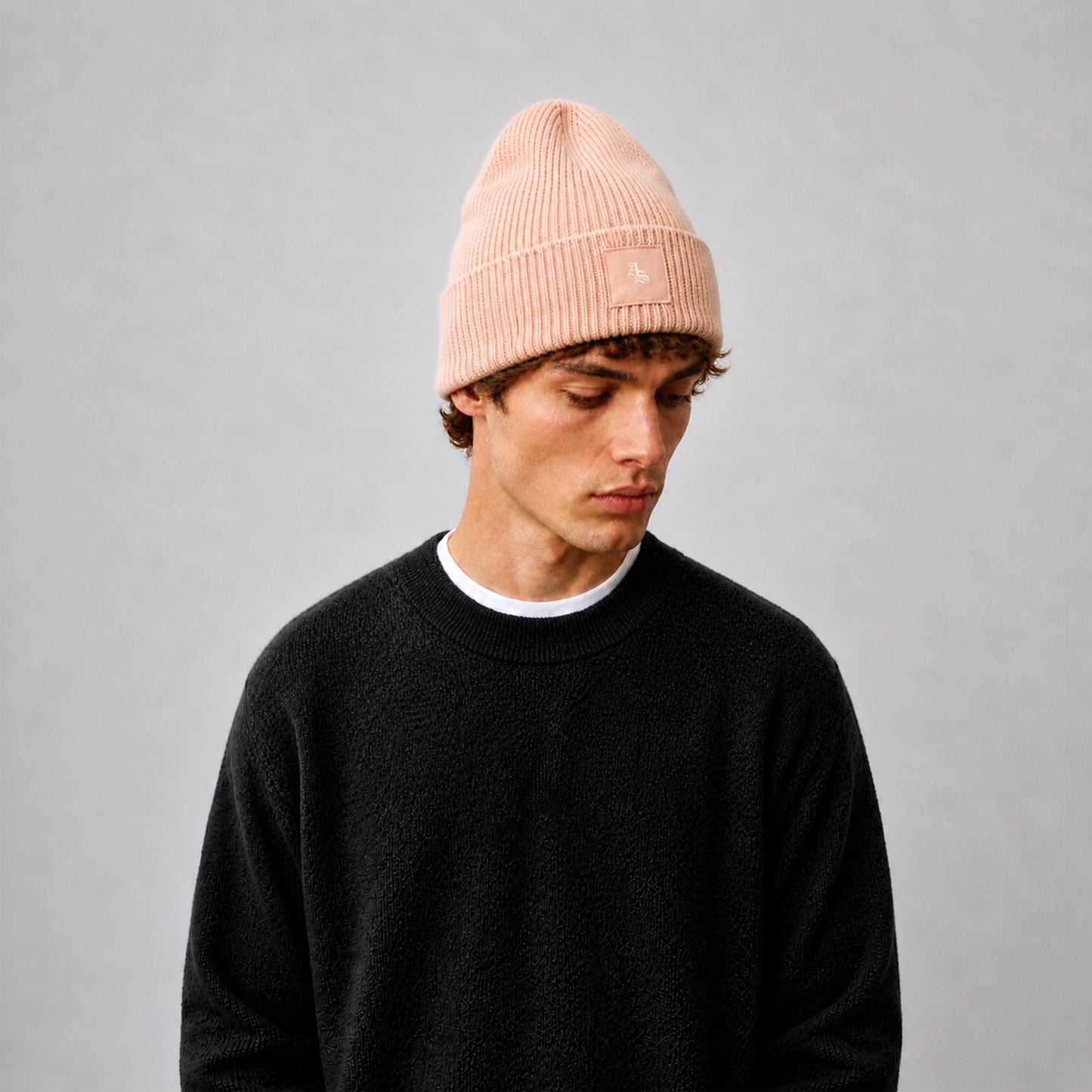 THE MARK Beanie - Peach