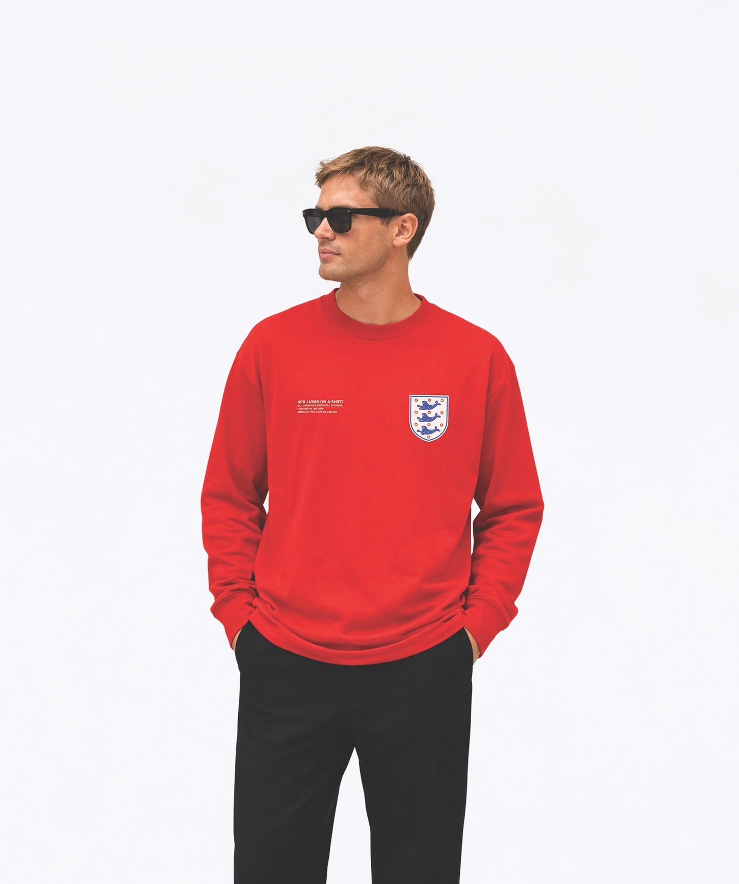 SEA LIONS LONG SLEEVE - AWAY RED AYR SPACE