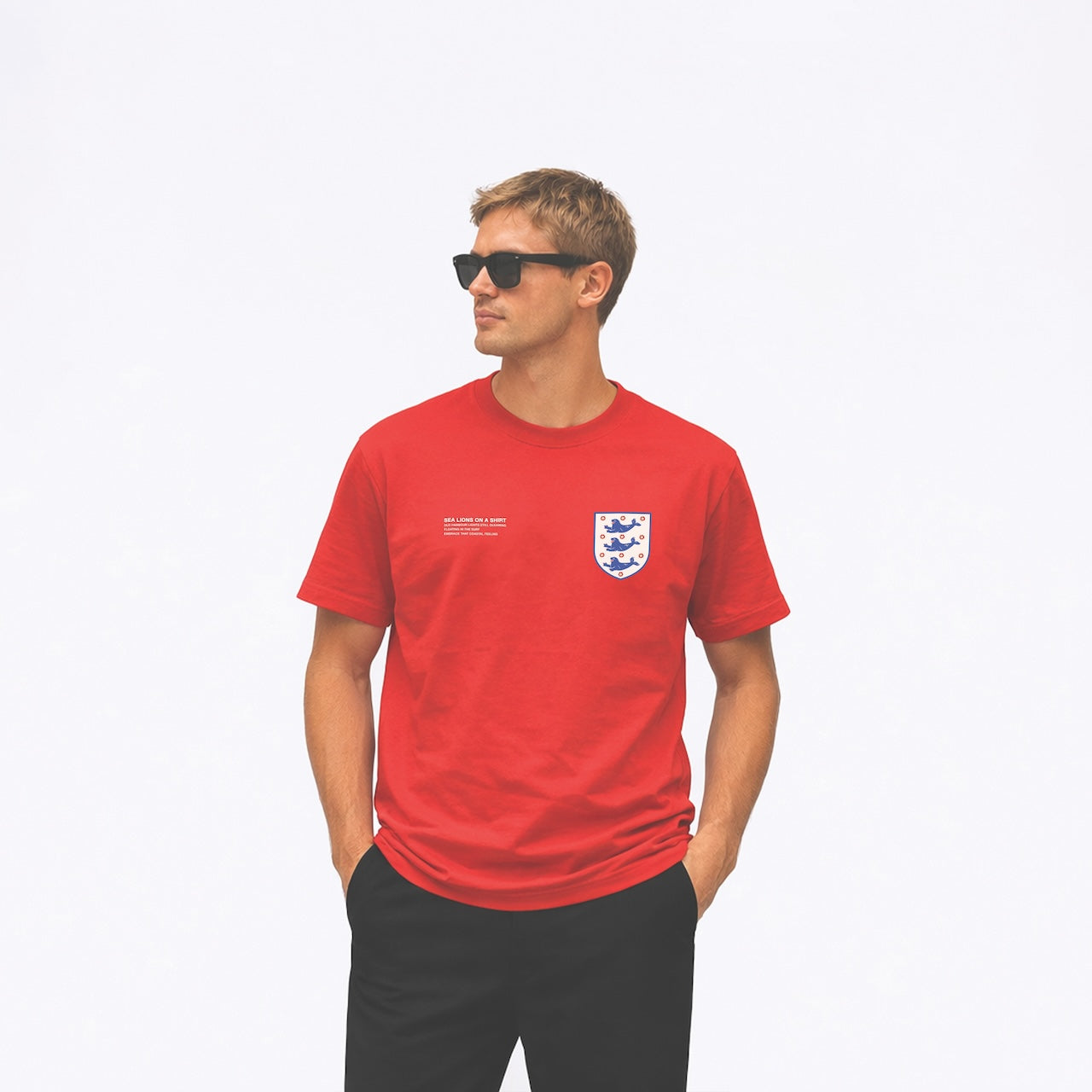 SEA LIONS T Shirt - Away Red