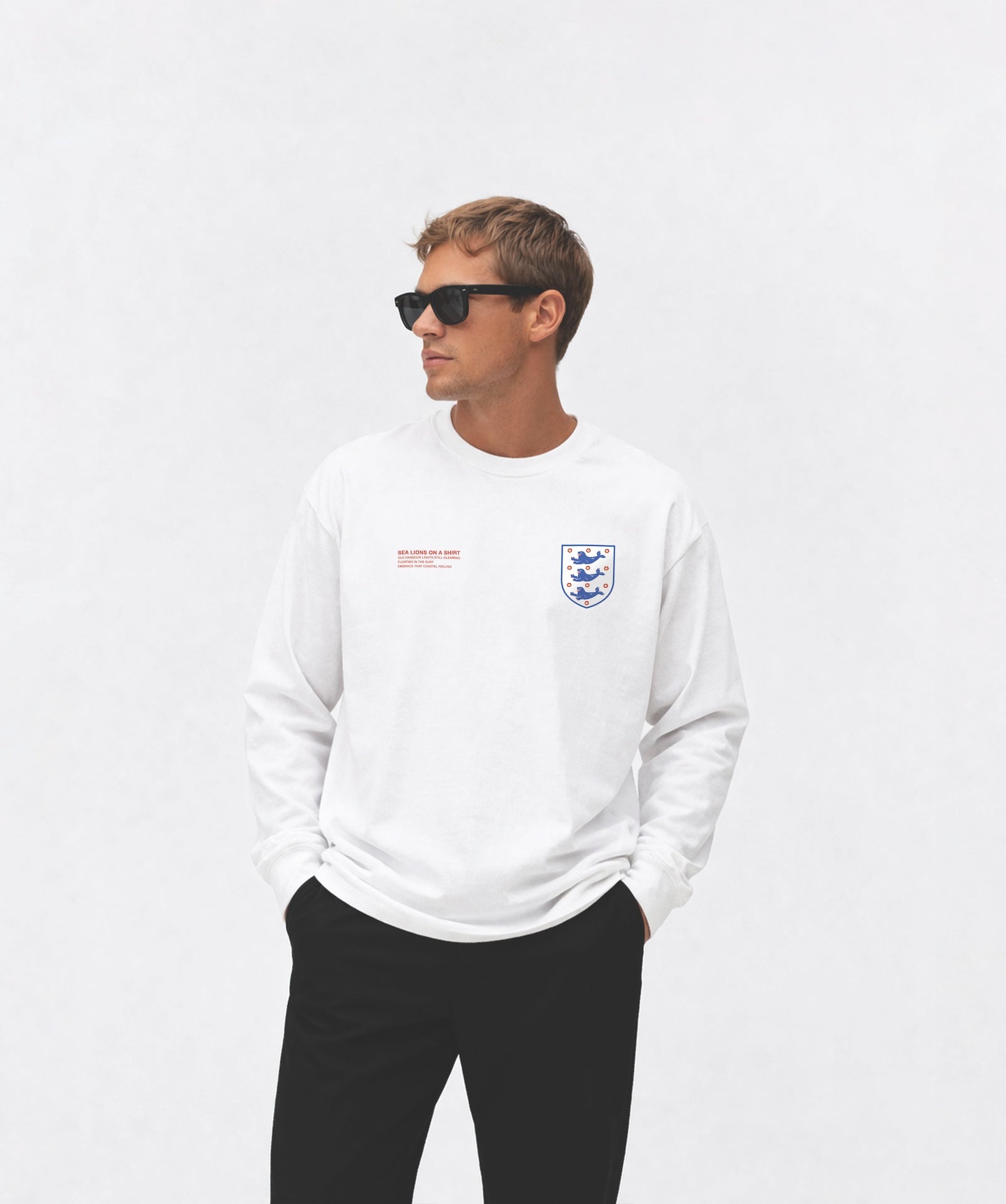 SEA LIONS LONG SLEEVE - HOME WHITE AYR SPACE