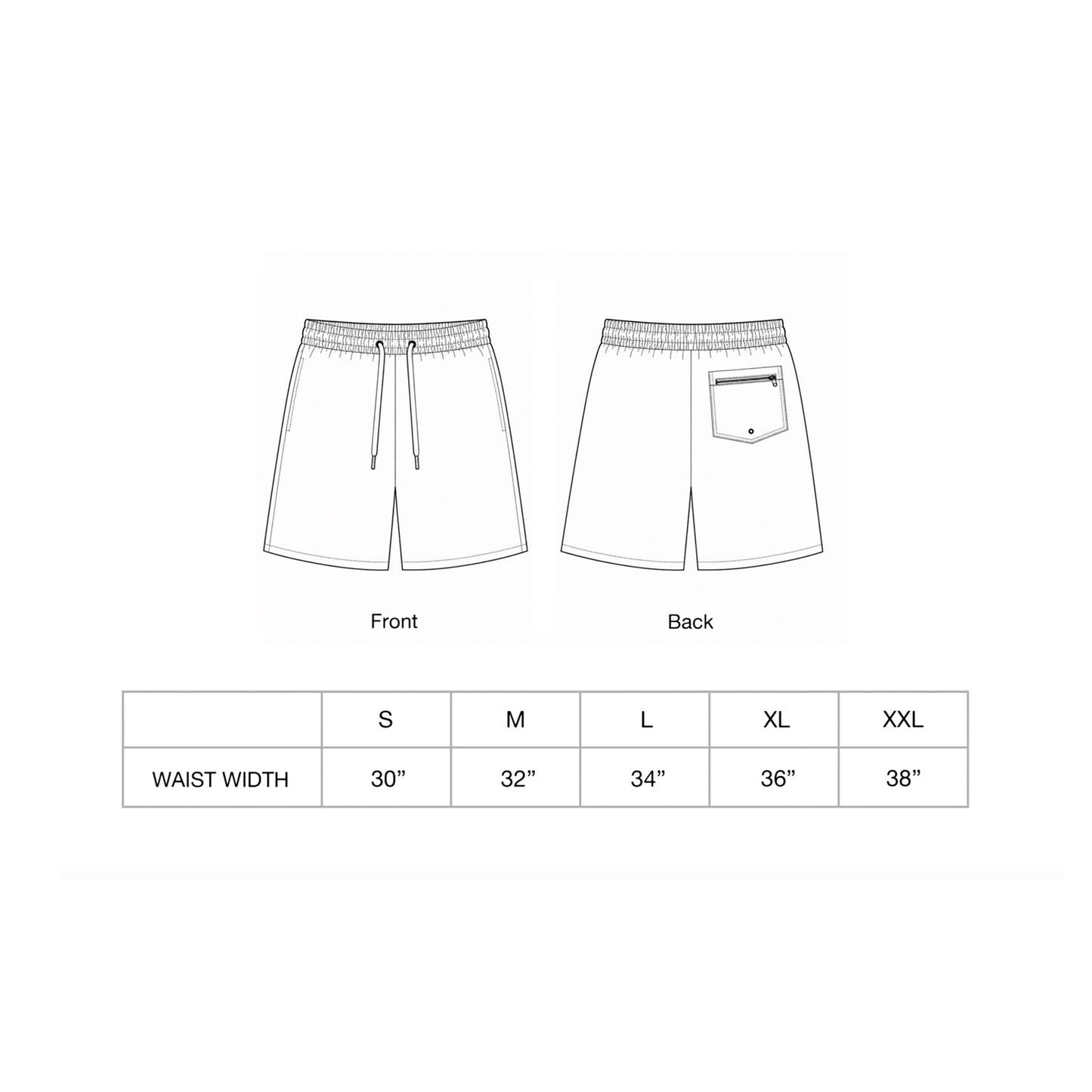 Logo Swim Shorts – Jet Black